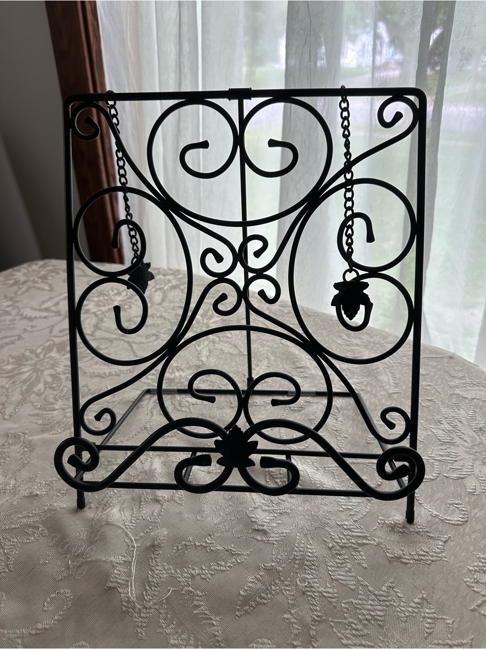 Longaberger Wrought Iron Cookbook Stand